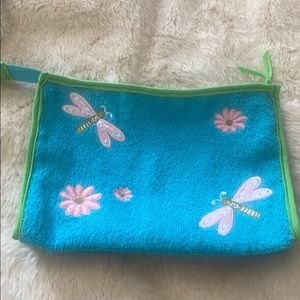 🥳 Terry Zipped Dragonfly Pouch